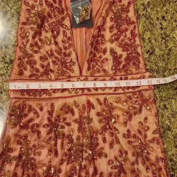 NBD X Revolve Irena Dress Bead and Sequin Embellishments Pink $268 - Picture 12 of 16